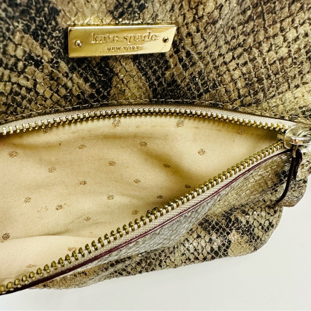 Kate Spade Python Embossed Leather Crossbody Hand… - image 5